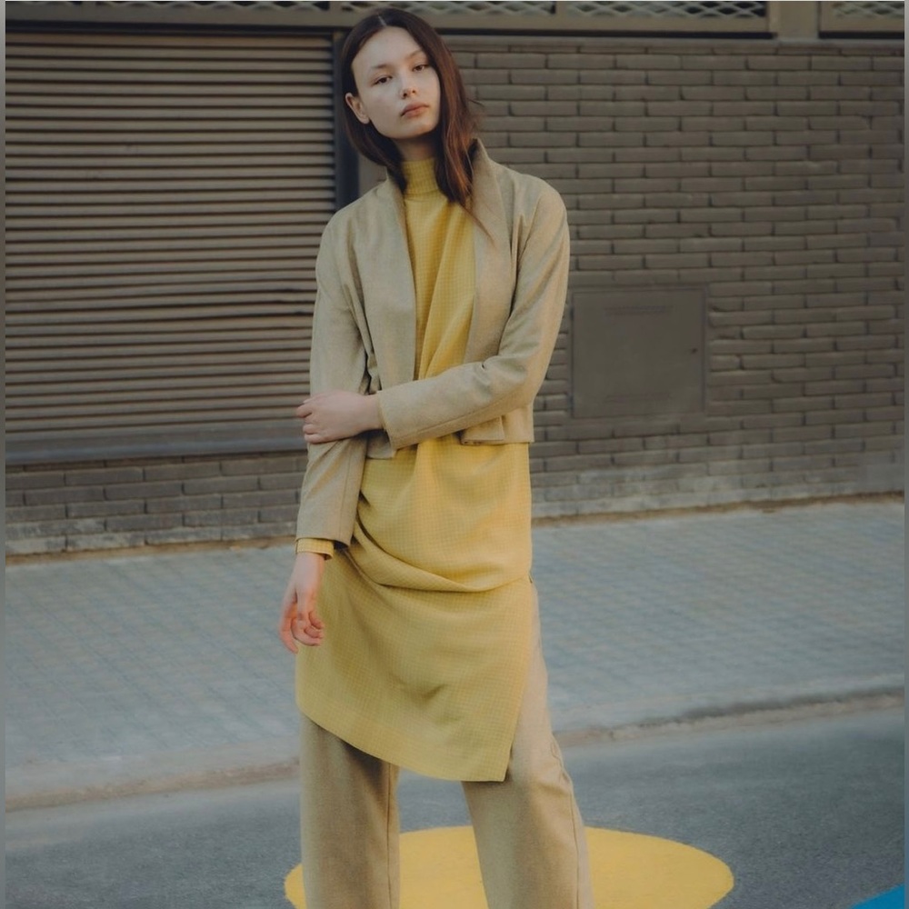 Cortana lake corn virgin wool jacket
